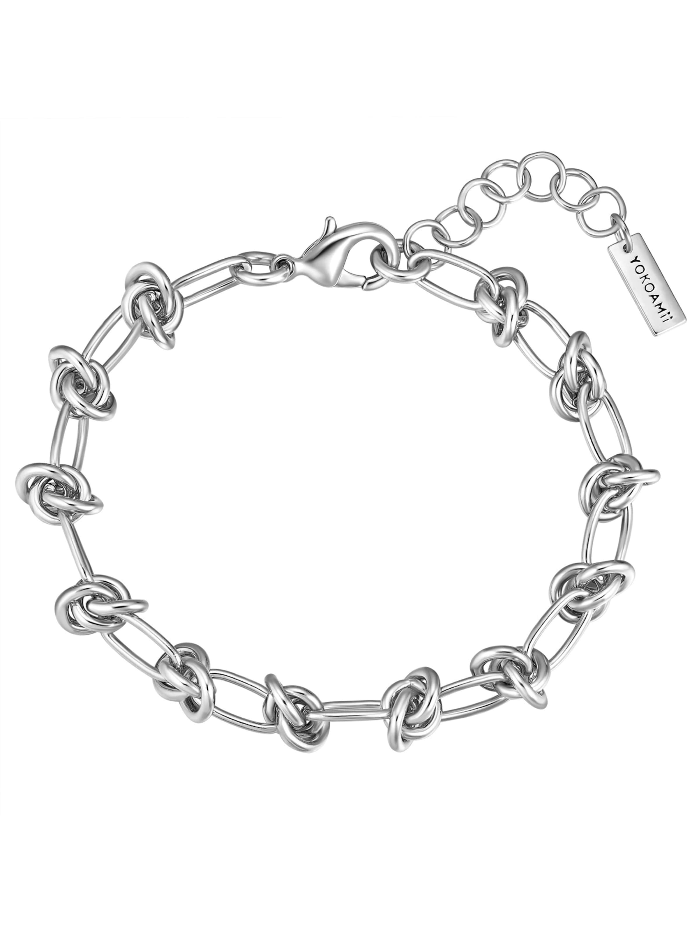 Bracelet Yokoamii en argent : devant
