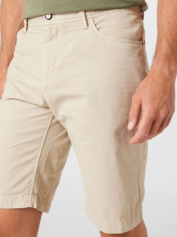 Coupe slim Pantalon 'Brant' REDPOINT en beige