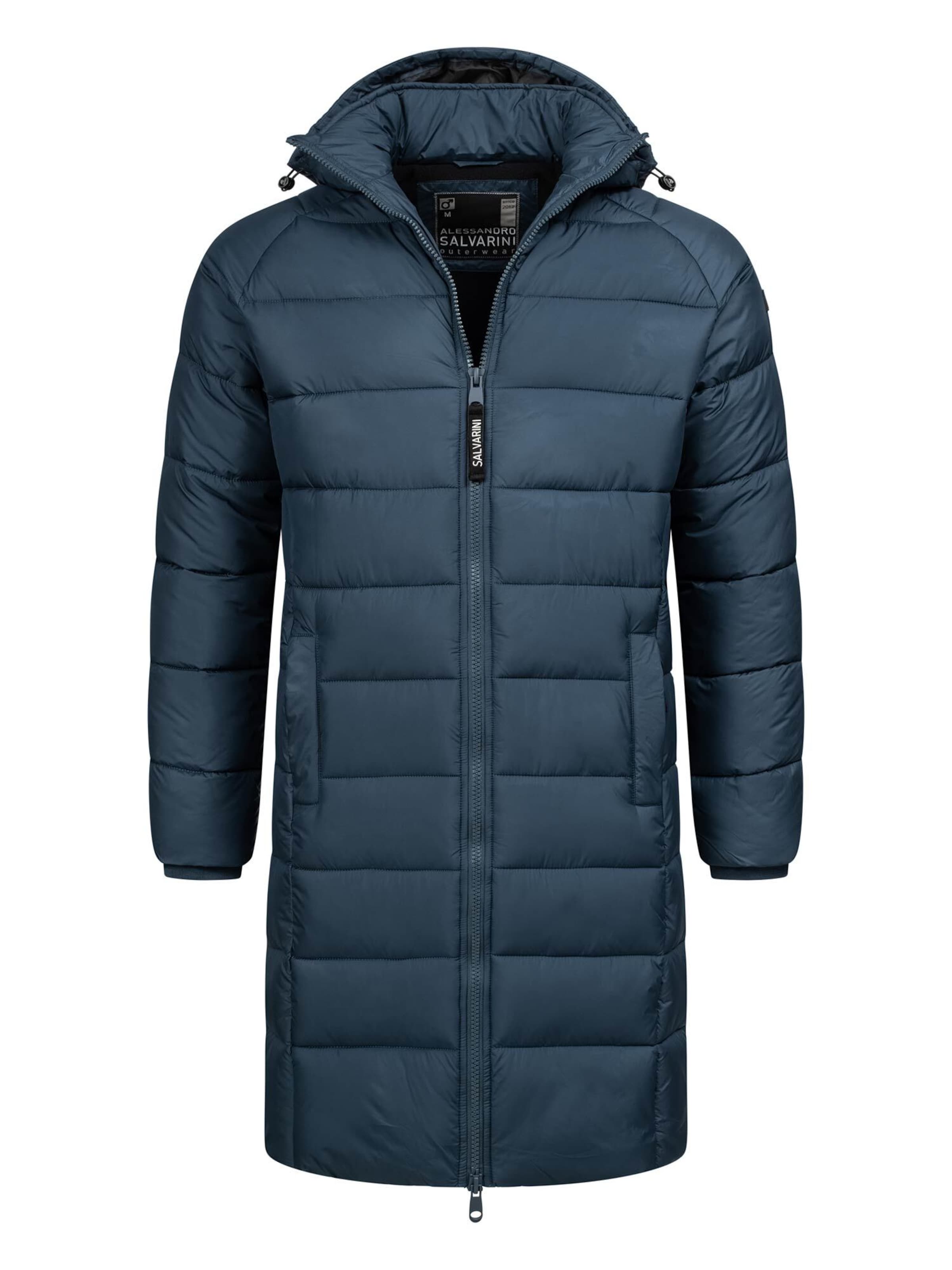 Alessandro Salvarini Winterjacke in Blau: Vorderseite