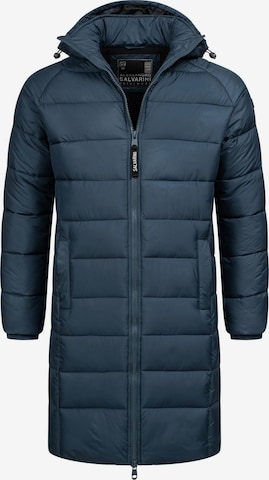Alessandro Salvarini Winterjacke in Blau: Vorderseite