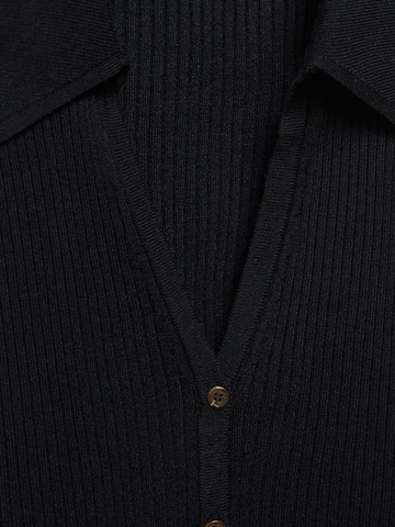 MANGO Knitted Vest 'GOLETA' in Black