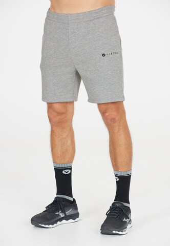 Virtus Regular Workout Pants 'Marten' in Grey: front