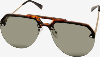 Urban Classics Lunettes de soleil 'Toronto' en marron / jaune, Vue avec produit