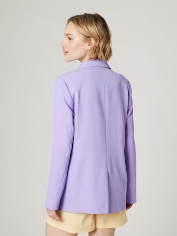 Guido Maria Kretschmer Women - Blazer 'Tabea' em roxo: atrás