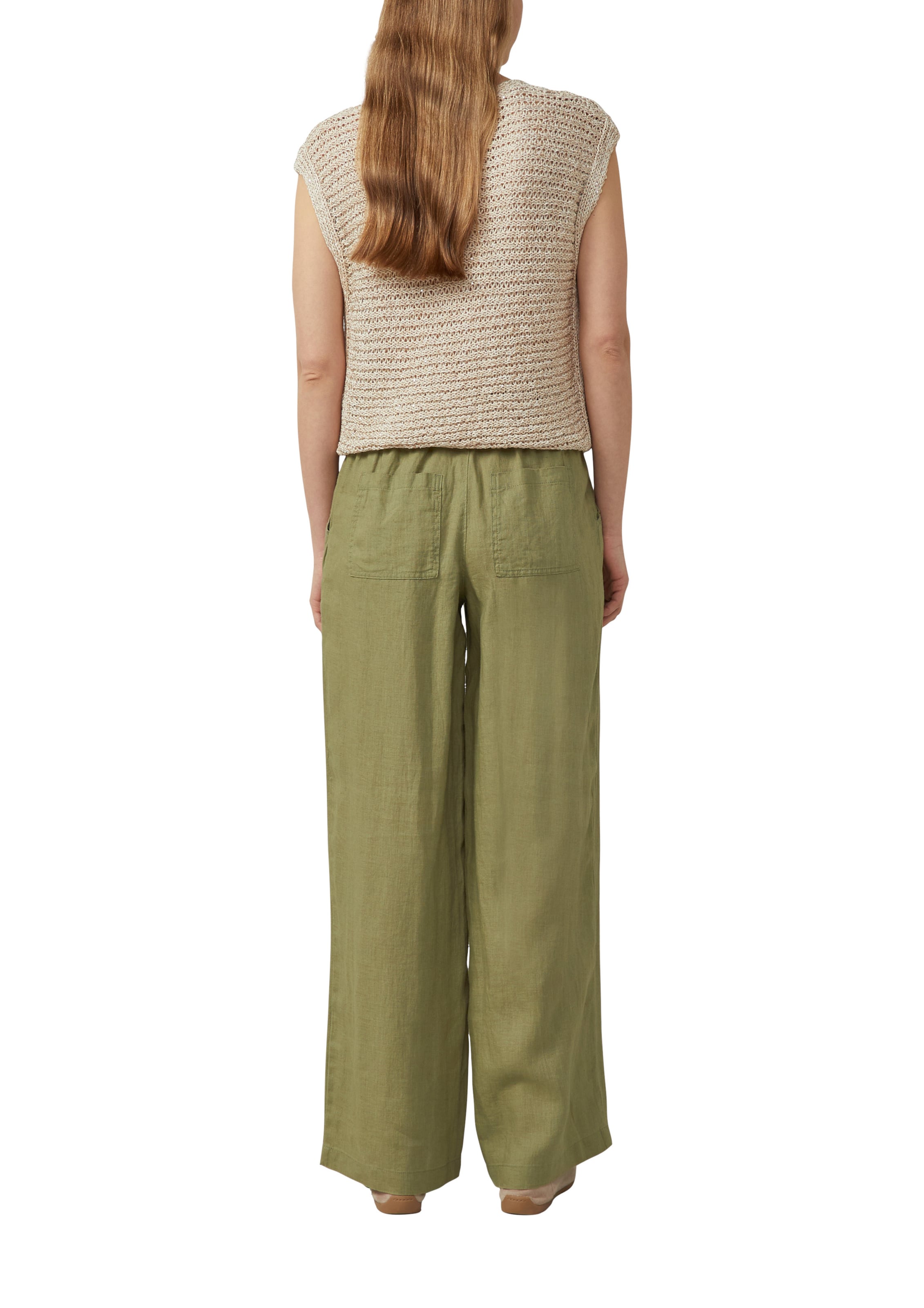 s.Oliver Wide leg Trousers in Green