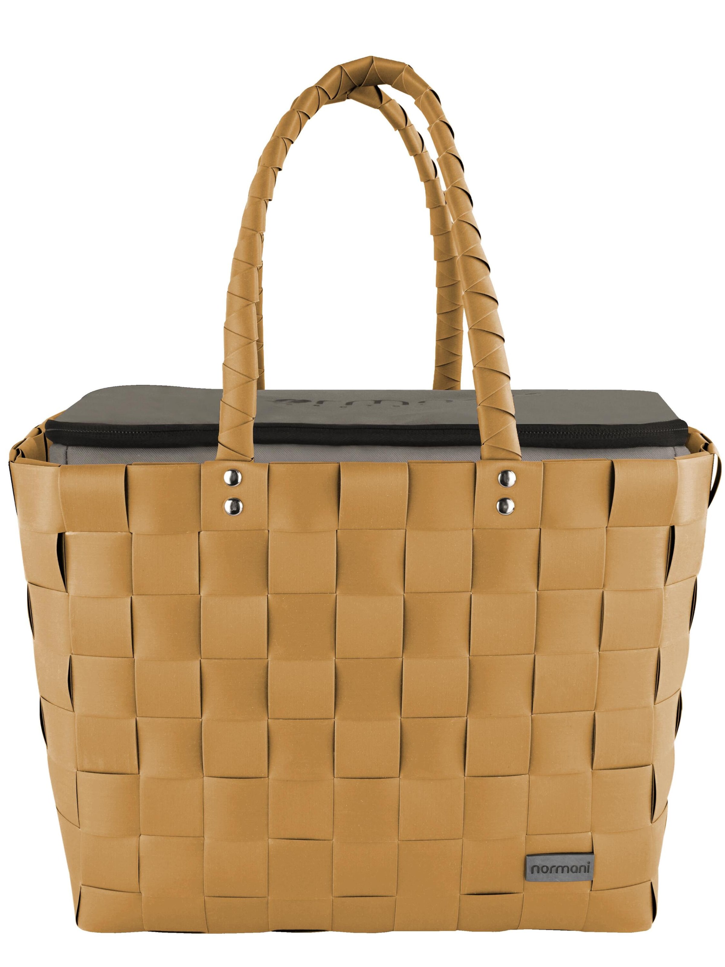 normani Shopper in Gold: front