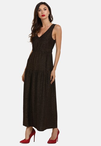 faina Evening Dress in Black