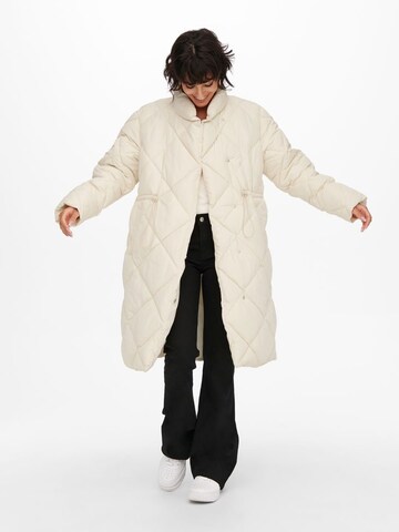 JDY Winter Coat in Beige