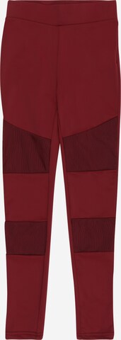 Urban Classics Skinny Leggings in Red: front