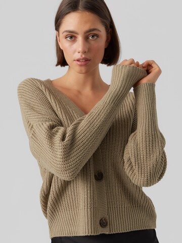 VERO MODA Strickjacke 'VMLea' in Grün