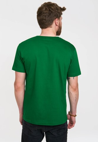 Tricou 'Looney Tunes Arriba! Andale!' de la LOGOSHIRT pe verde