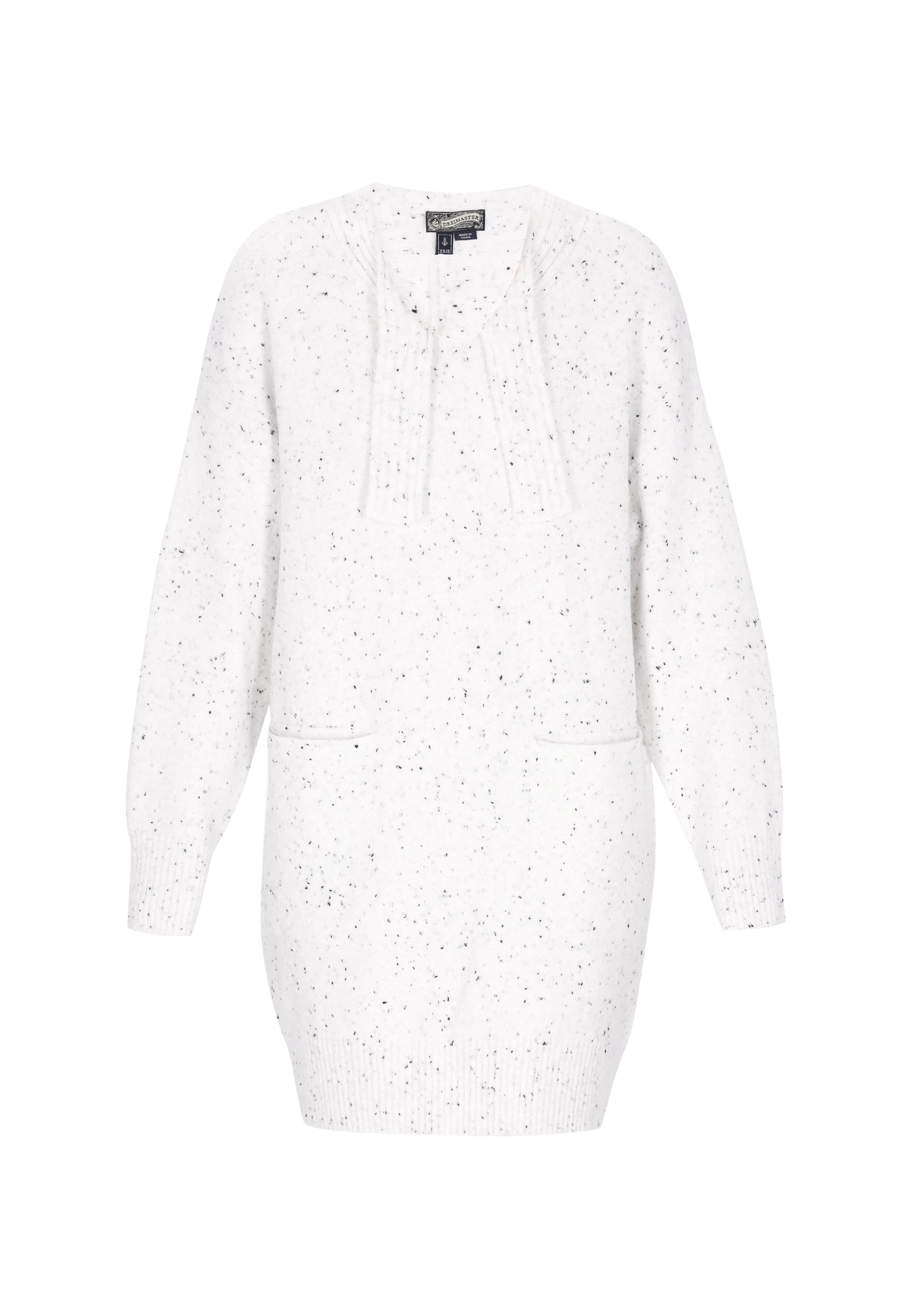 DreiMaster Vintage Плетена рокля в бяло: отпред