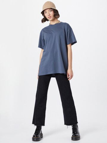 PIECES Oversized Shirt 'Rina' in Blue