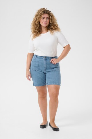 KAFFE CURVE Skinny Jeans in Blue