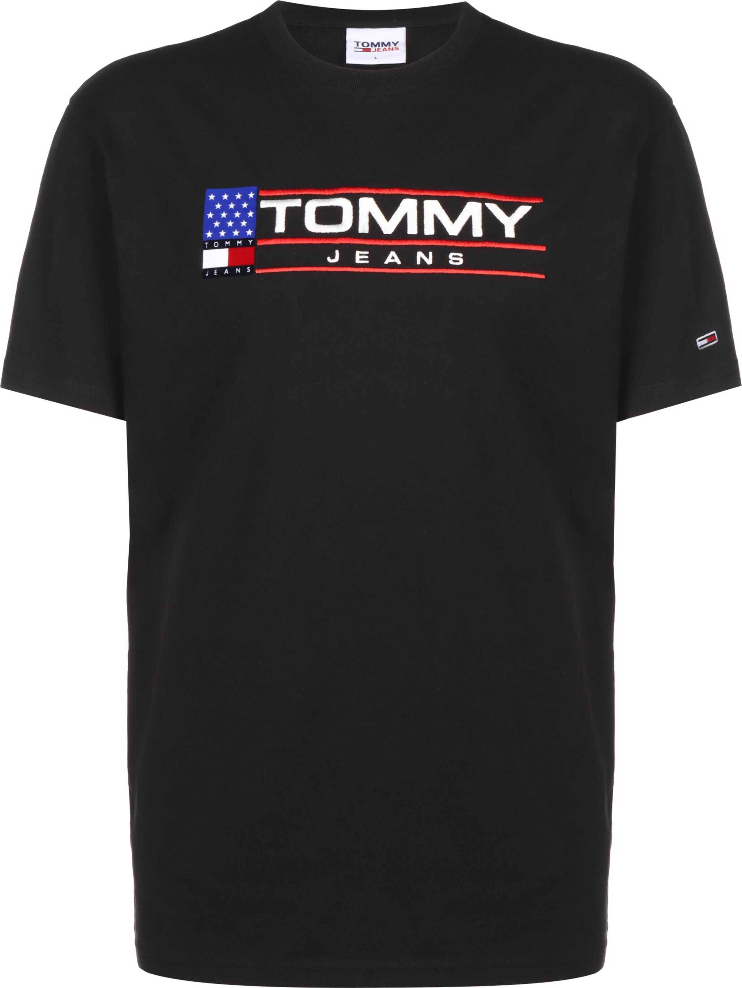 Tommy Jeans Bluser & t-shirts i sort: forside