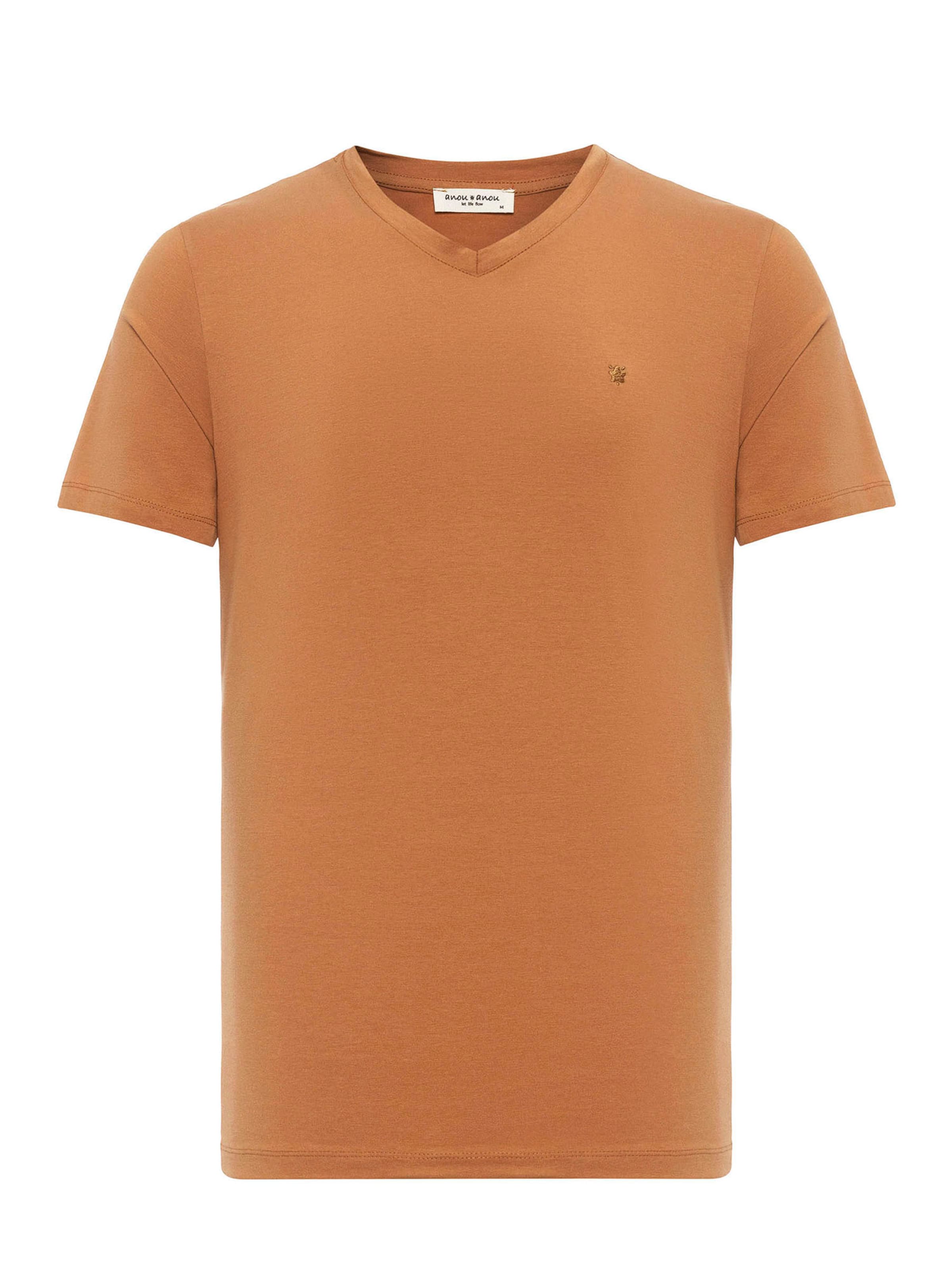 brūns Anou Anou T-Krekls: no priekšpuses