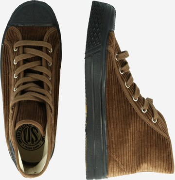 US Rubber High-top trainers in Brown