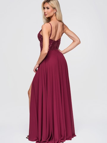 Ombre Abendkleid‌ in Rot