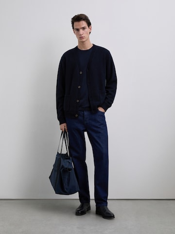 Scalpers Cardigan 'Rombo' i blå: forside