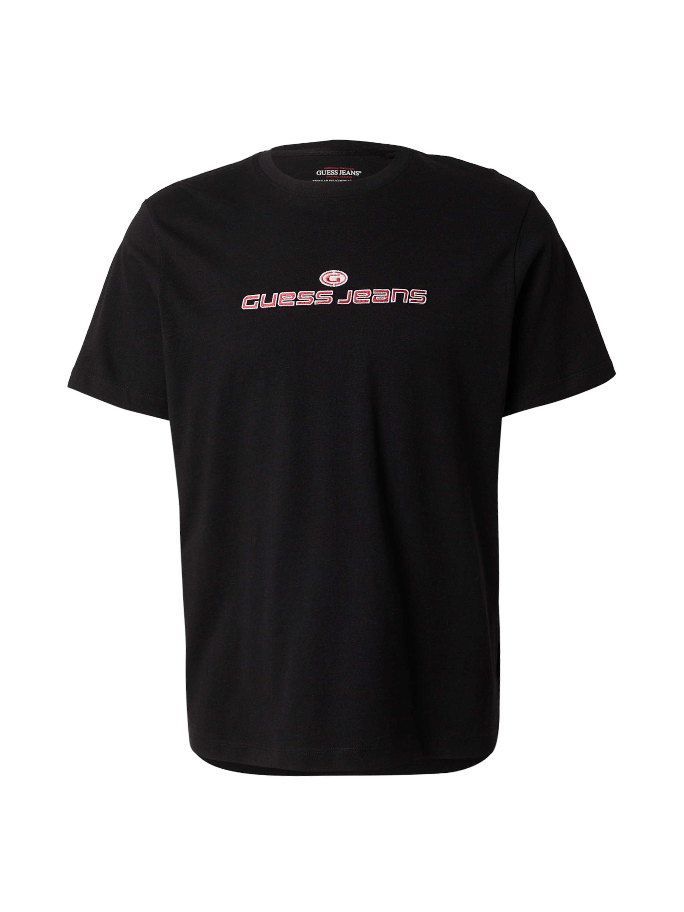 T-Shirt GUESS JEANS en noir : devant