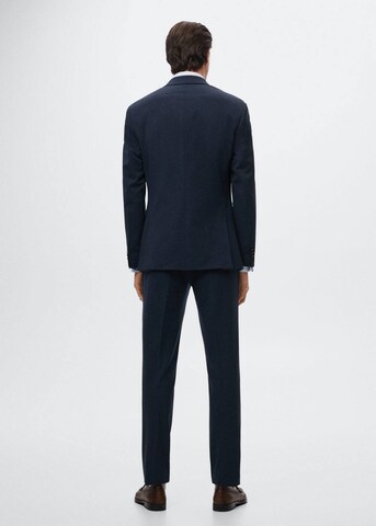 MANGO MAN Slim fit Suit Jacket 'Brasilia' in Blue