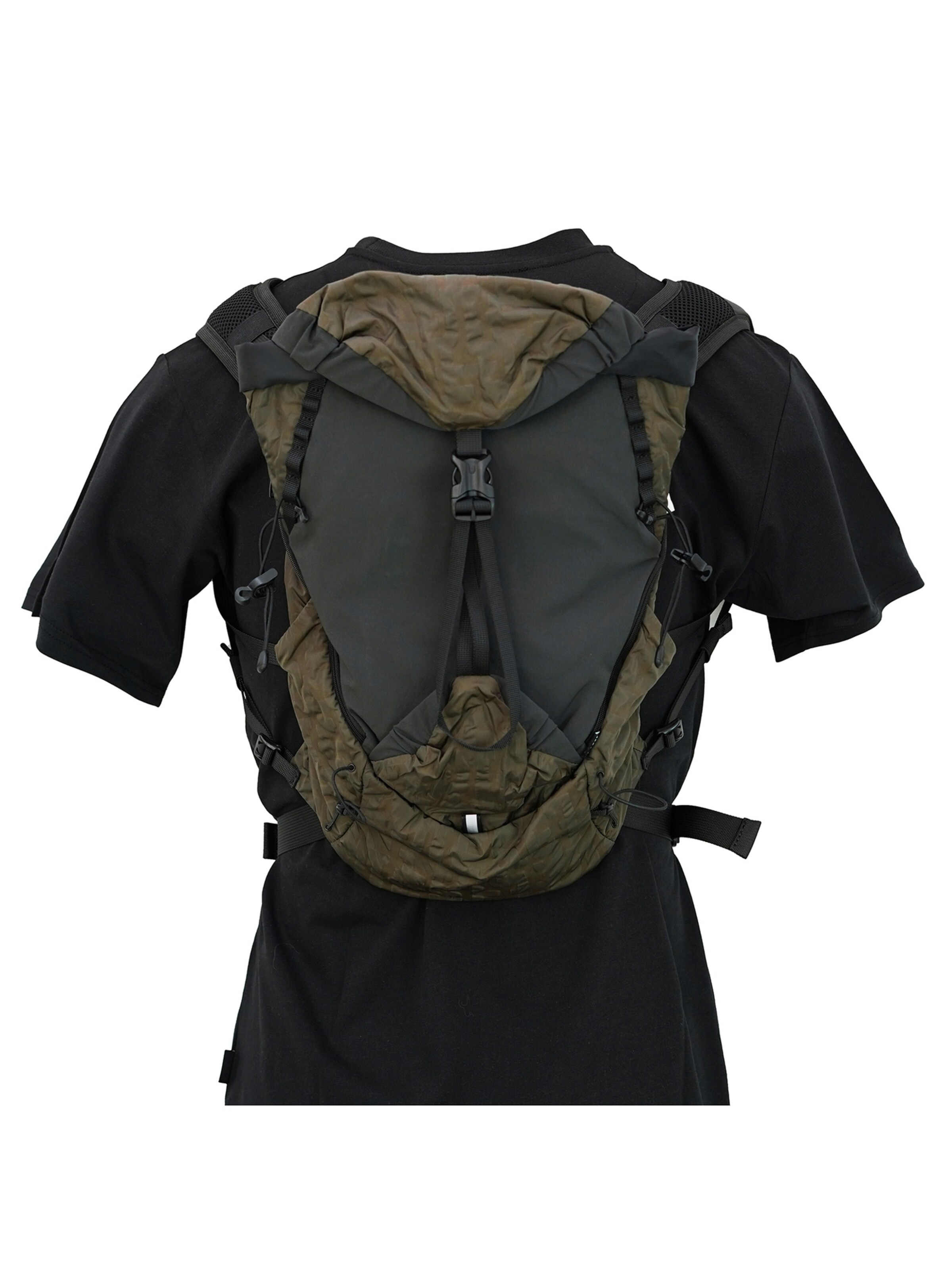 DIESEL Backpack in Green: front