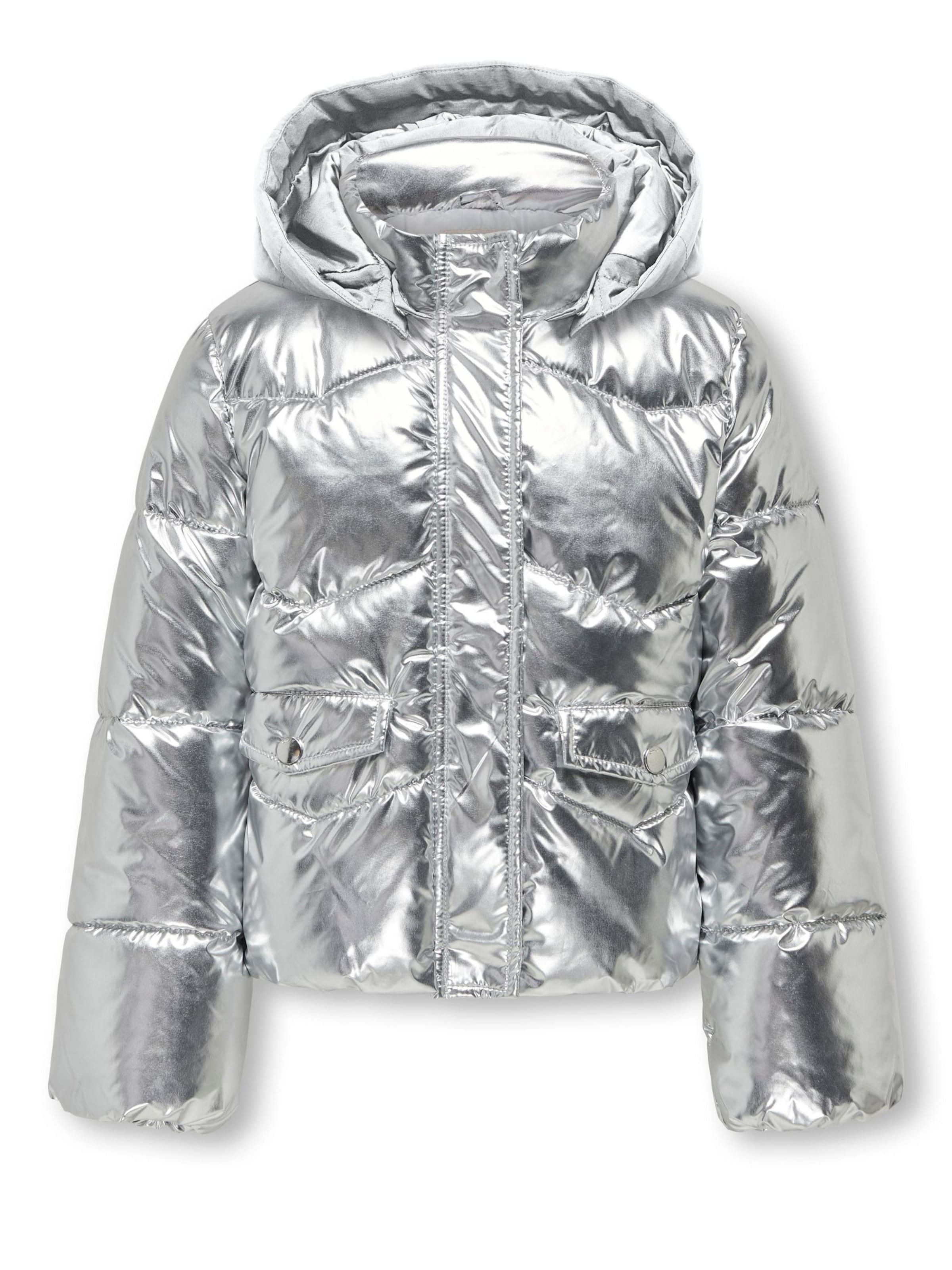 ONLY GIRLS Vinterjakke i sølv: forside