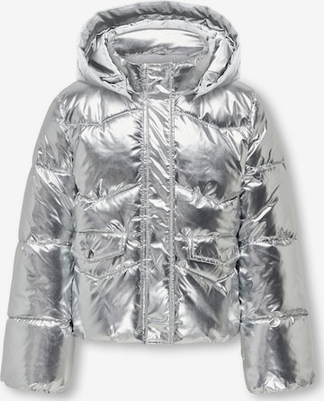 ONLY GIRLS Winterjas in Zilver: voorkant