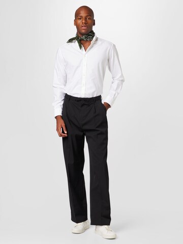 ETERNA - Ajuste regular Camisa de negocios en blanco