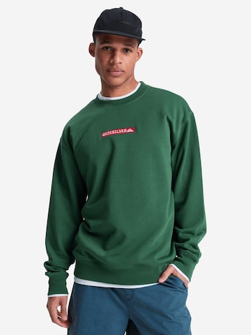 QUIKSILVER Sweatshirt 'Dna' in Green: front