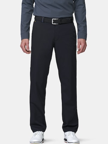 Regular Pantalon chino 'Oakmont 2-8626' MEYER en noir : devant