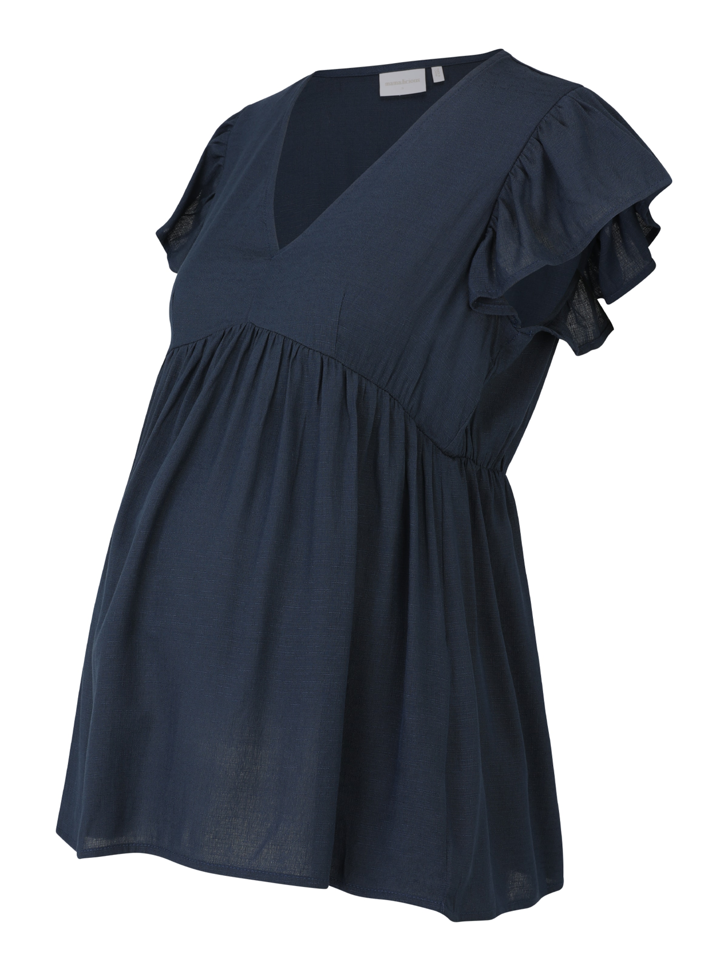 MAMALICIOUS Blúzka 'Pinar' - Modrá: predná strana