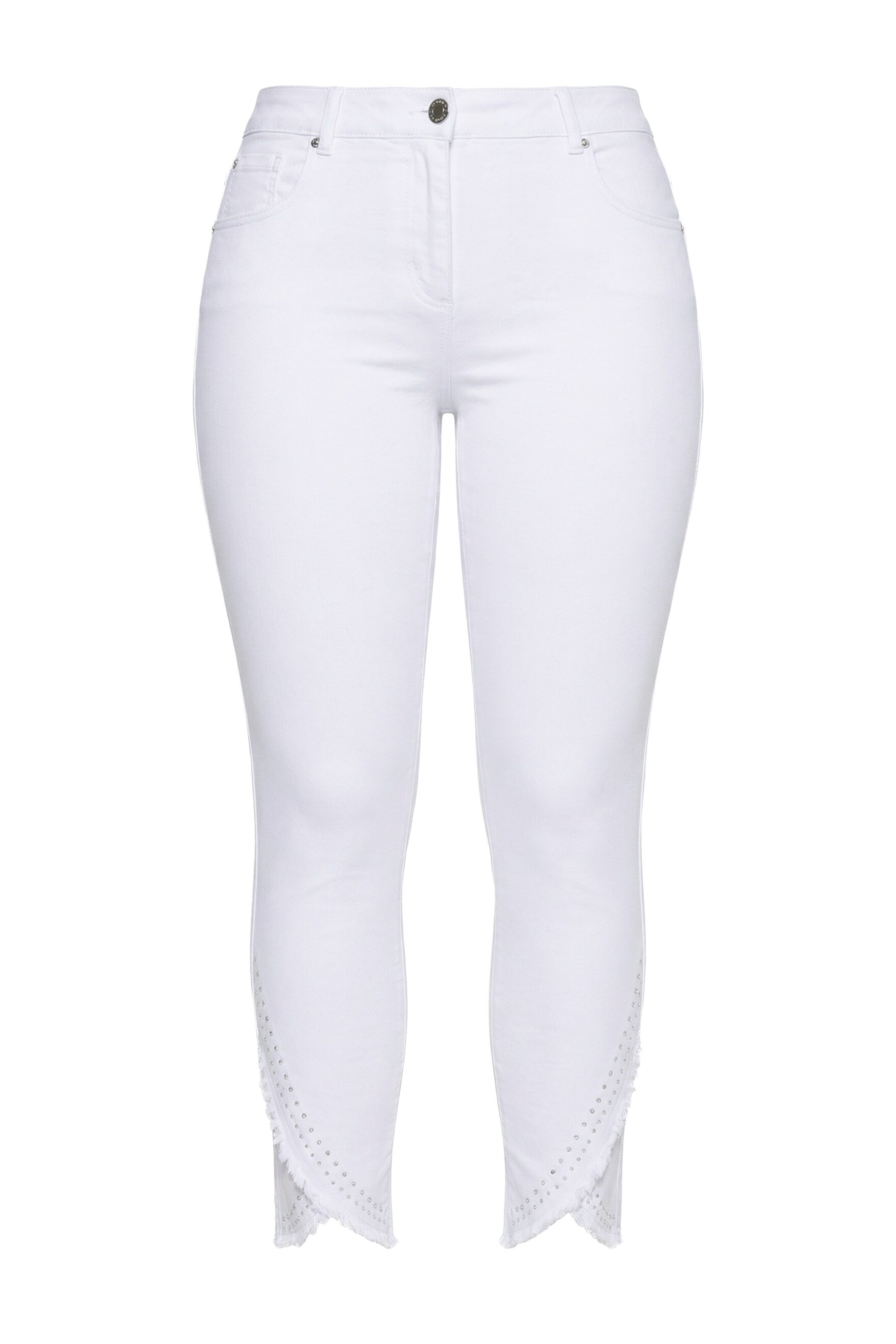 MIAMODA Slimfit Hose in Weiß: Vorderseite