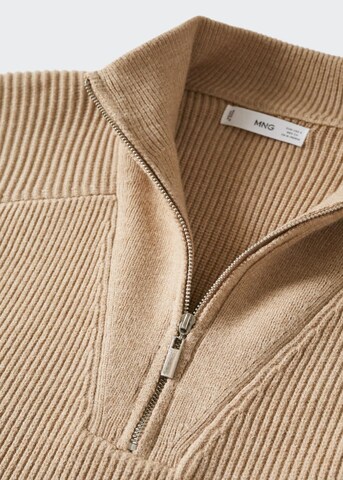 MANGO Sweter 'Pisa' w kolorze brązowy