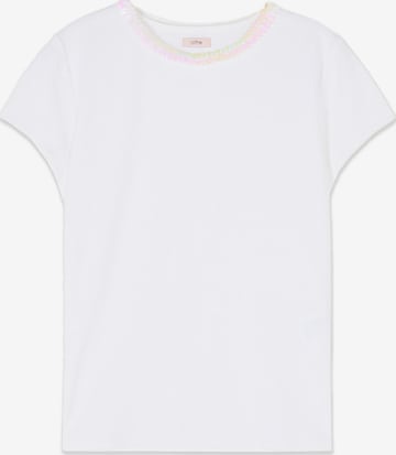 T-shirt oltre en blanc : devant