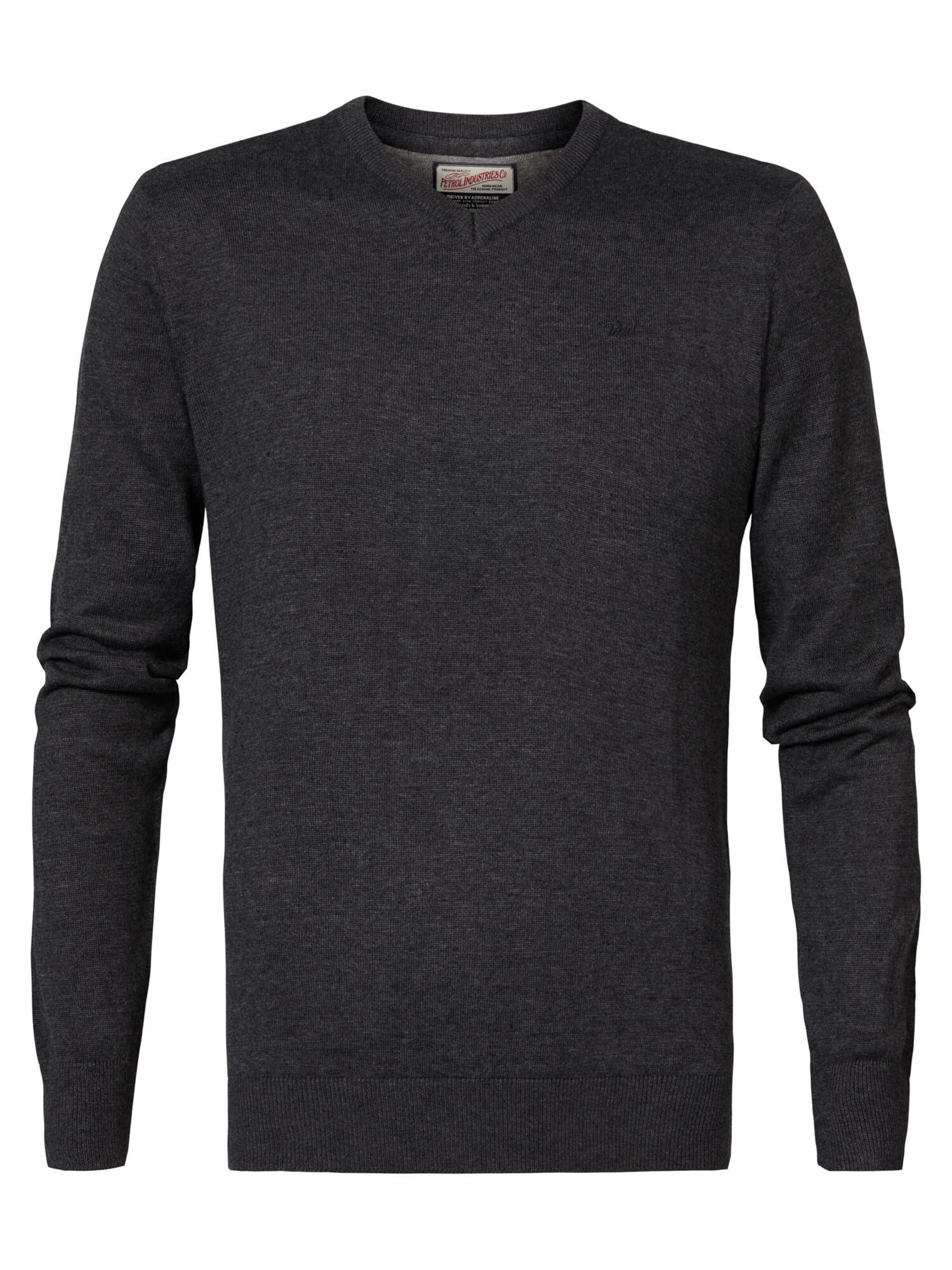 Petrol Industries Pullover in Grau: Vorderseite
