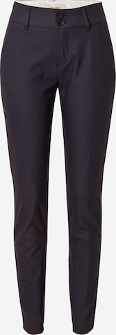 MOS MOSH Slimfit Broek in Blauw: voorkant