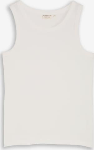 Haut TOM TAILOR en blanc : devant