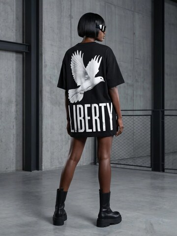 QWX2 Shirt 'LIBERTY' in Zwart