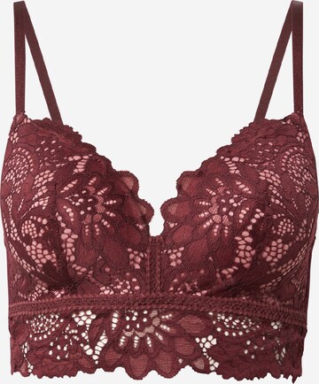 T-shirt Reggiseno 'Shiloh' di Hunkemöller in rosso: frontale