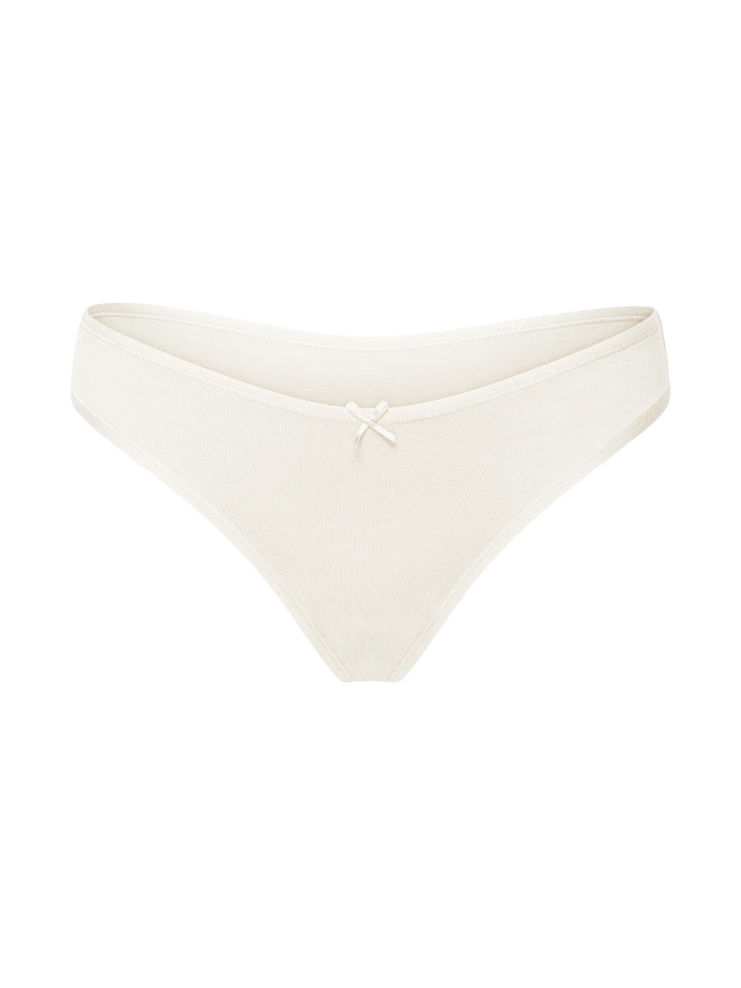 Slip 'Cotton String' cfab (formerly creamy fabrics) en blanc : devant