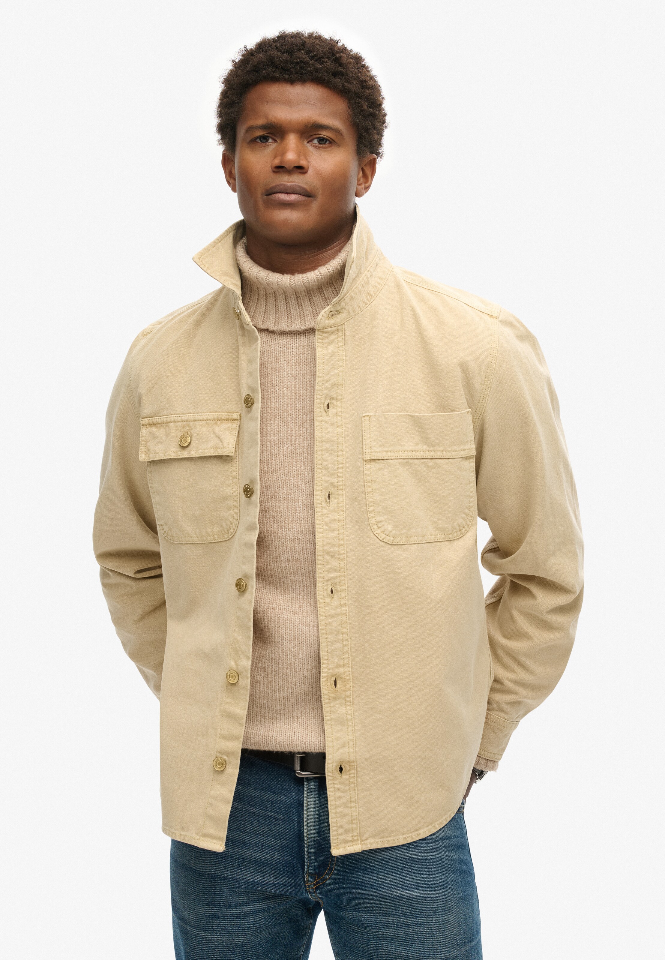 Superdry Jacke in Beige: Vorderseite