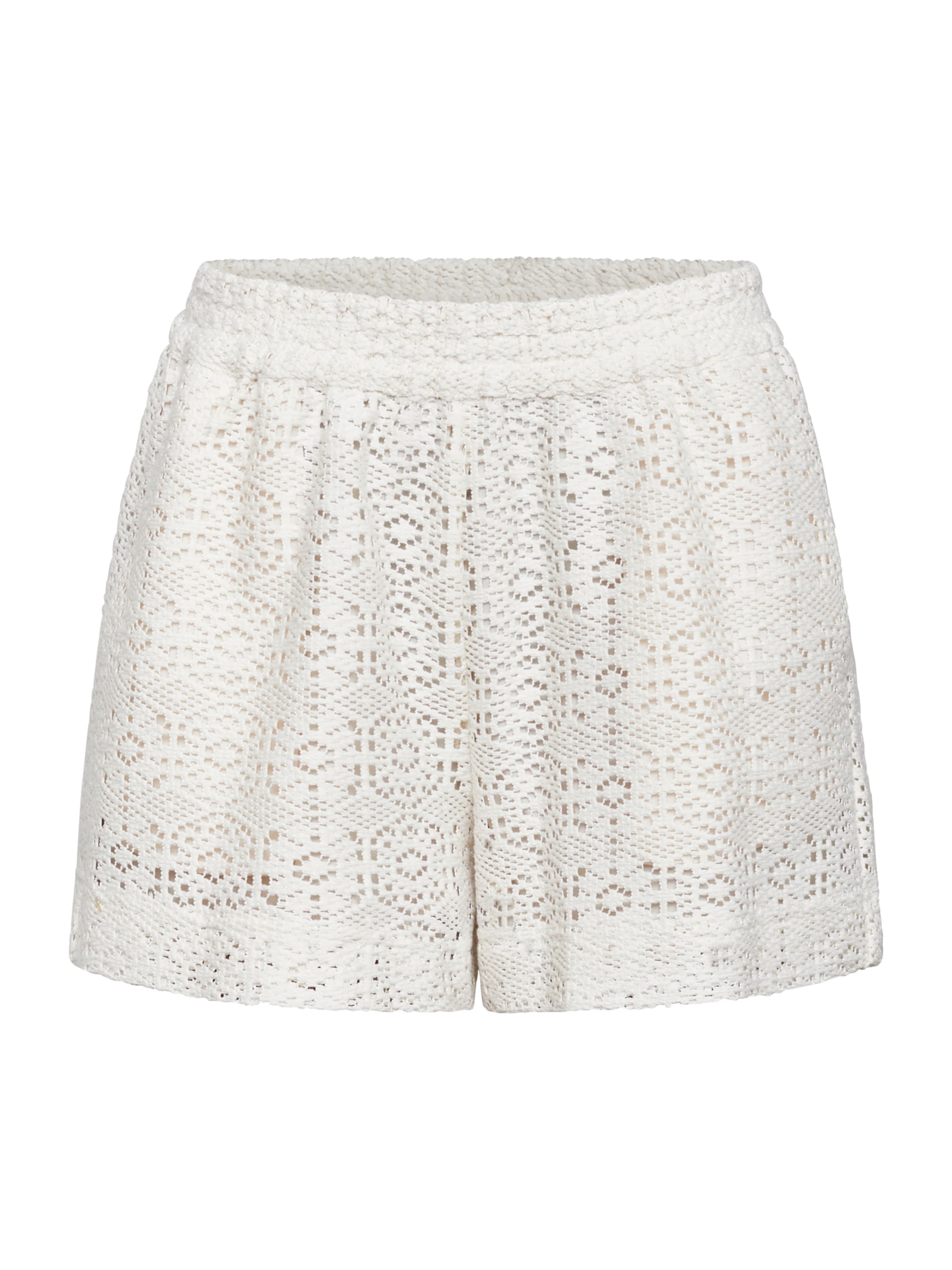 SISTERS POINT Loosefit Παντελόνι 'ELSIA' σε μπεζ: μπροστά