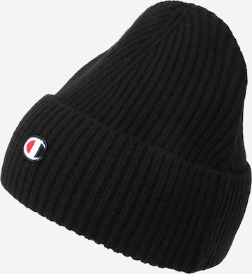 Bonnet Champion Authentic Athletic Apparel en noir : devant