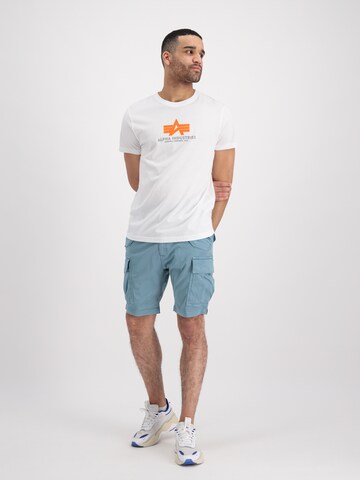 T-Shirt ALPHA INDUSTRIES en blanc