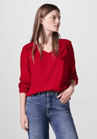 Street One Studio Blouse in Red: front