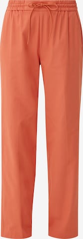 Loosefit Pantalon s.Oliver en orange : devant