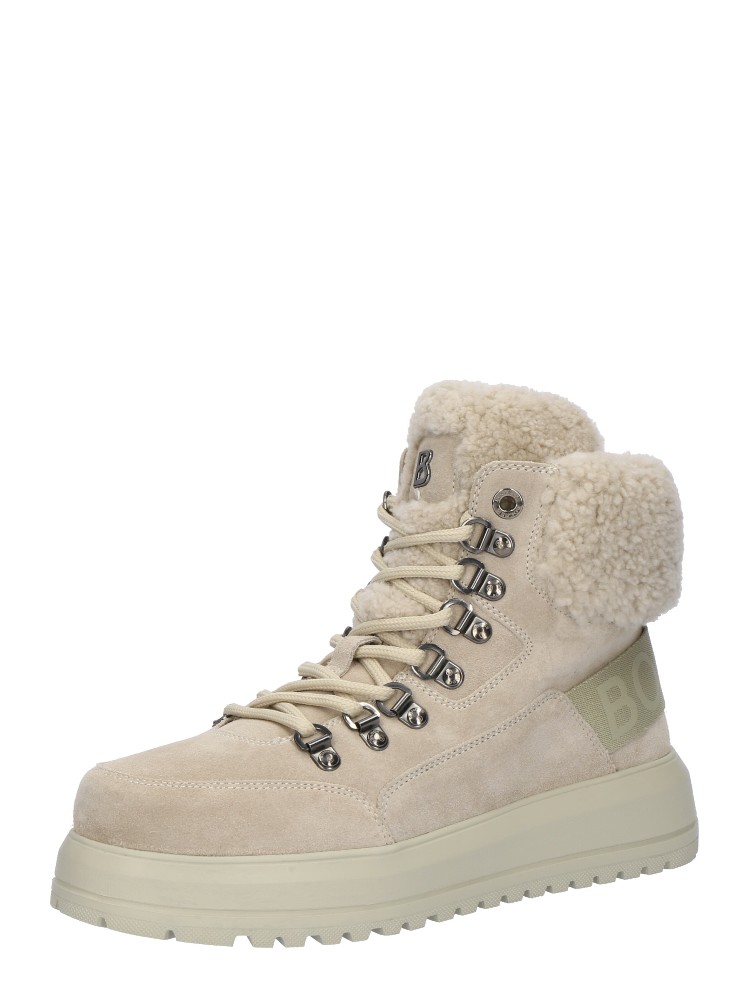 BOGNER Gležnarji z vezalkami 'ANTWERP' | bež barva: sprednja stran