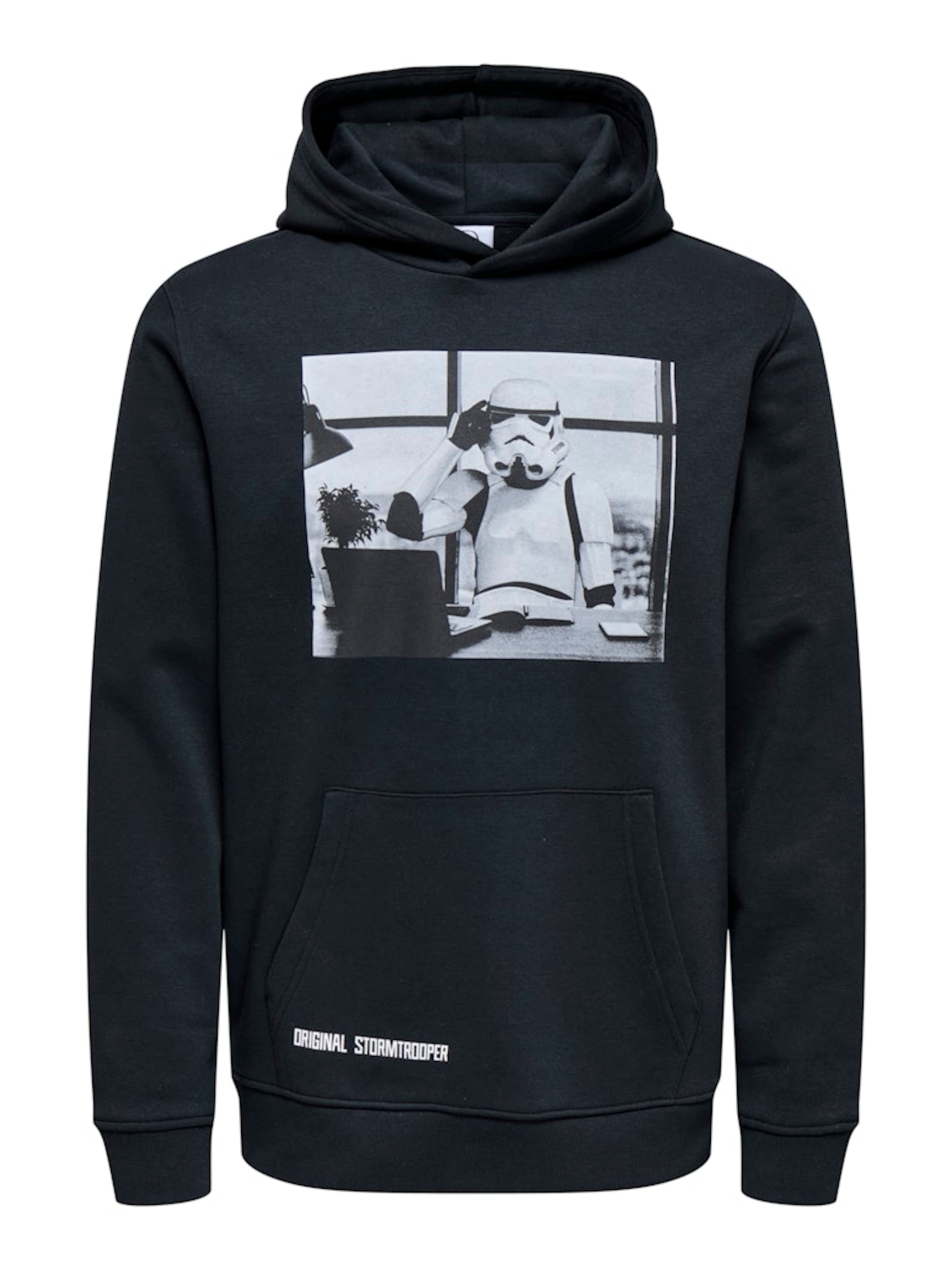 Only &amp; Sons Sweatshirt &#x27;ONSSTORMTROOPER&#x27; in Black: front