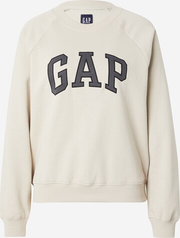 Sweat-shirt 'HOLIDAY' GAP en beige : devant